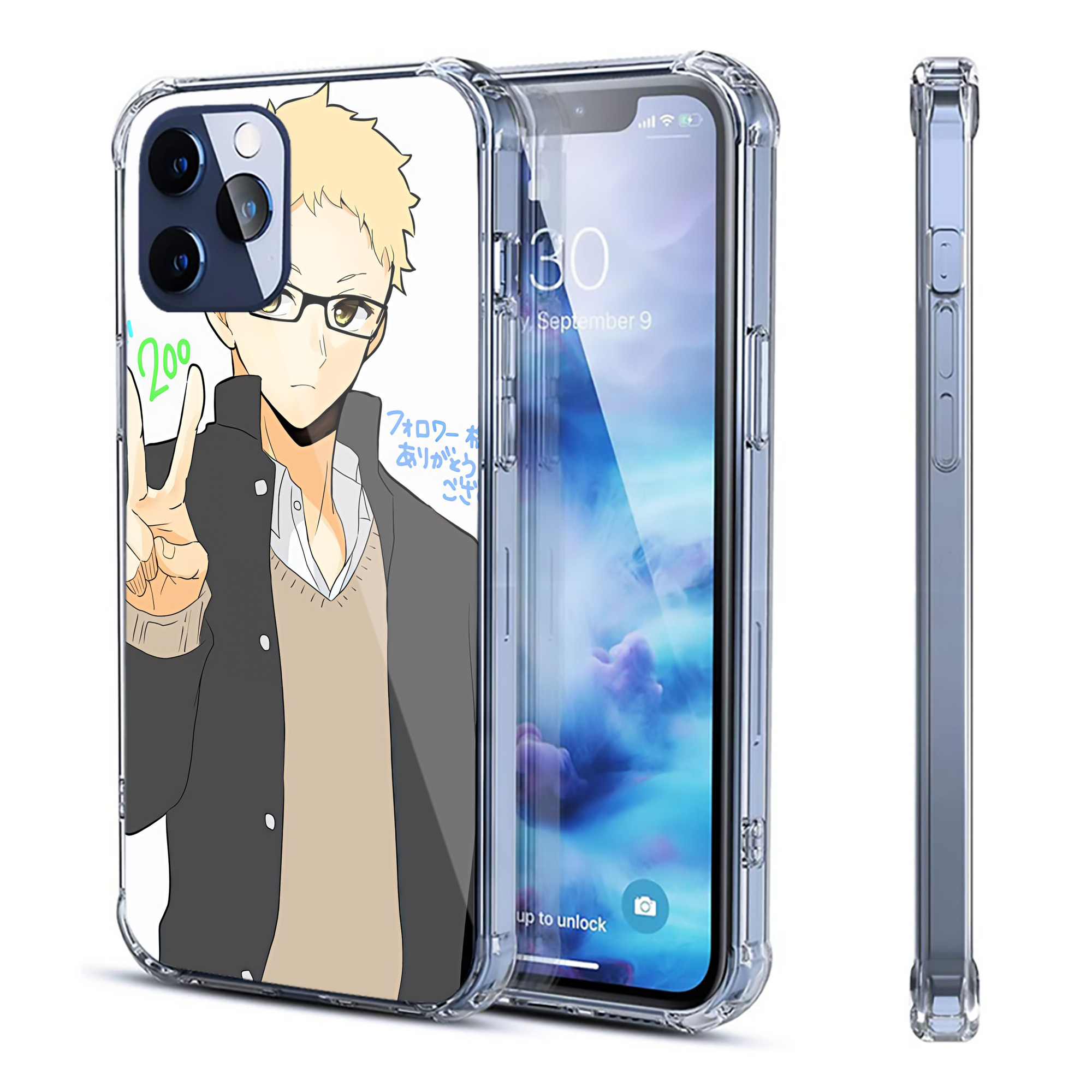 （画像用） ハイキュー!! Haikyu!! 【iPhone 12シリーズ対応】透明スマホケース（クリアソフトケース）
